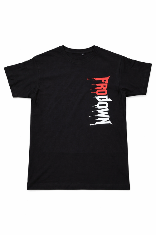 Drippy frodown fitted T-shirt
