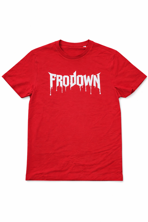 Drippy frodown fitted T-shirt